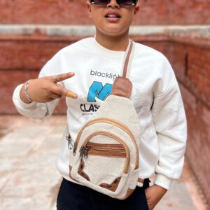 Leather Hemp Chest Bag